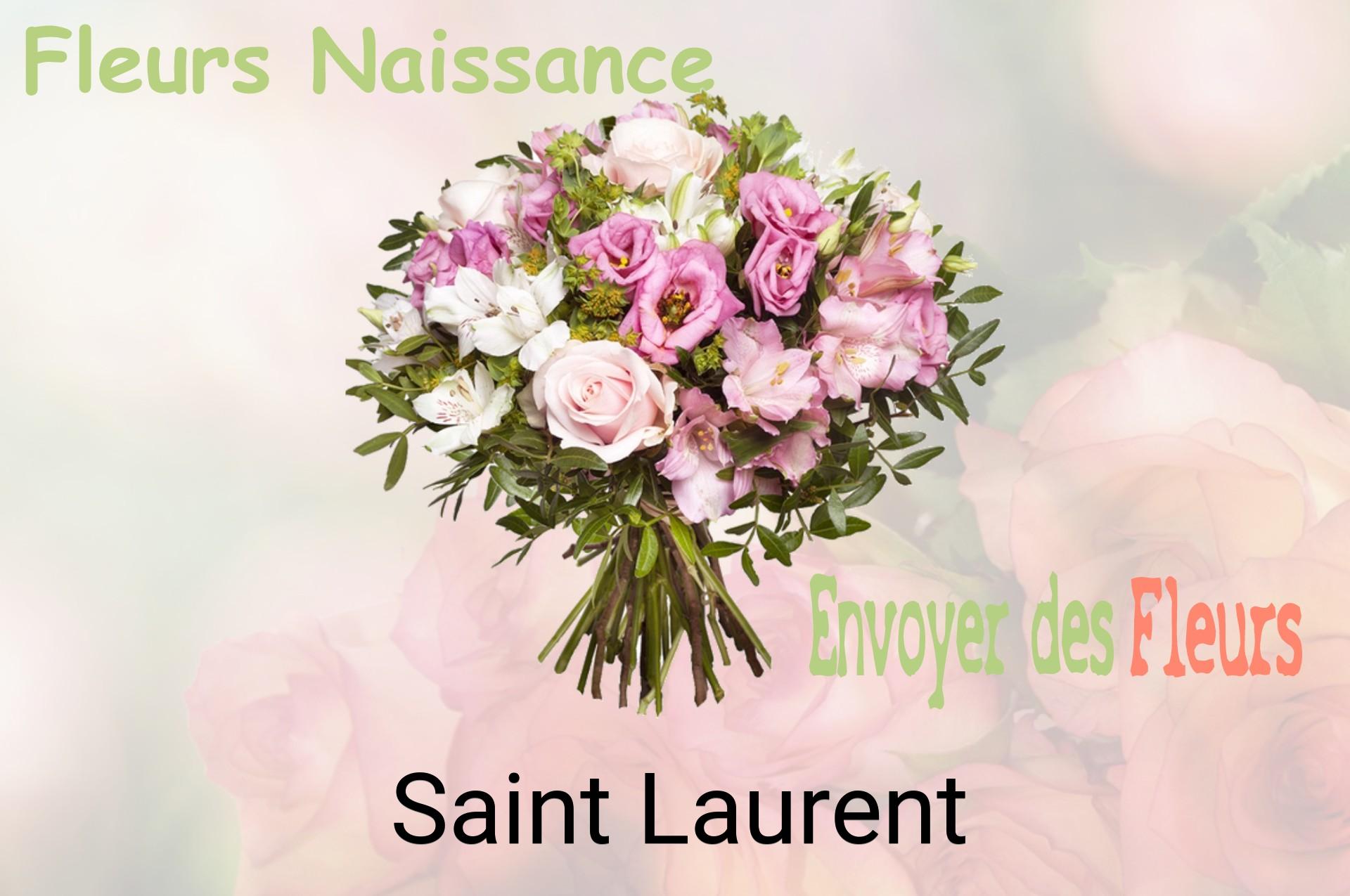 Bouquet de fleurs de naissance livré à Saint-Laurent